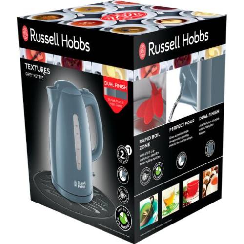 Зовнішній вигляд Електрочайник RUSSELL HOBBS 21274-70 Textures Grey