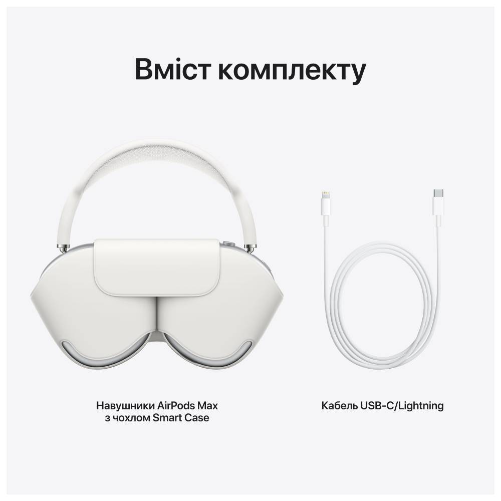 Фото Гарнітура APPLE AirPods Max Silver (MGYJ3RU/A)