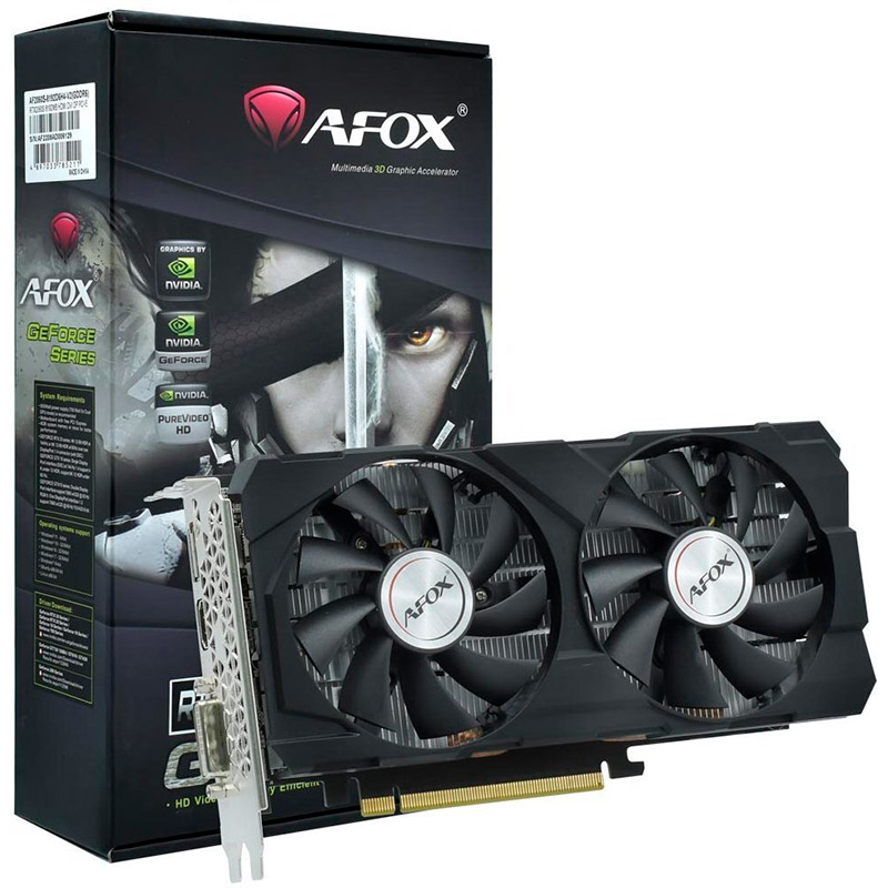 Фото 4 Видеокарта AFOX GeForce RTX 2060 Super 8Gb 256Bit 1650/14000MHz (AF2060S-8192D6H4-V2)