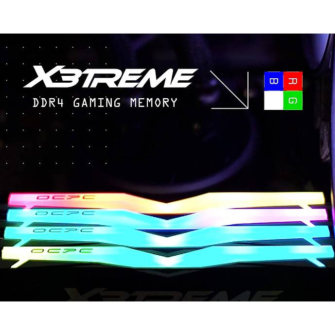 Набір OCPC 2x8GB DDR4 4000MHz X3 RGB Black (MMX3A2K16GD440C19BL) Робоча частота 4000 МГц