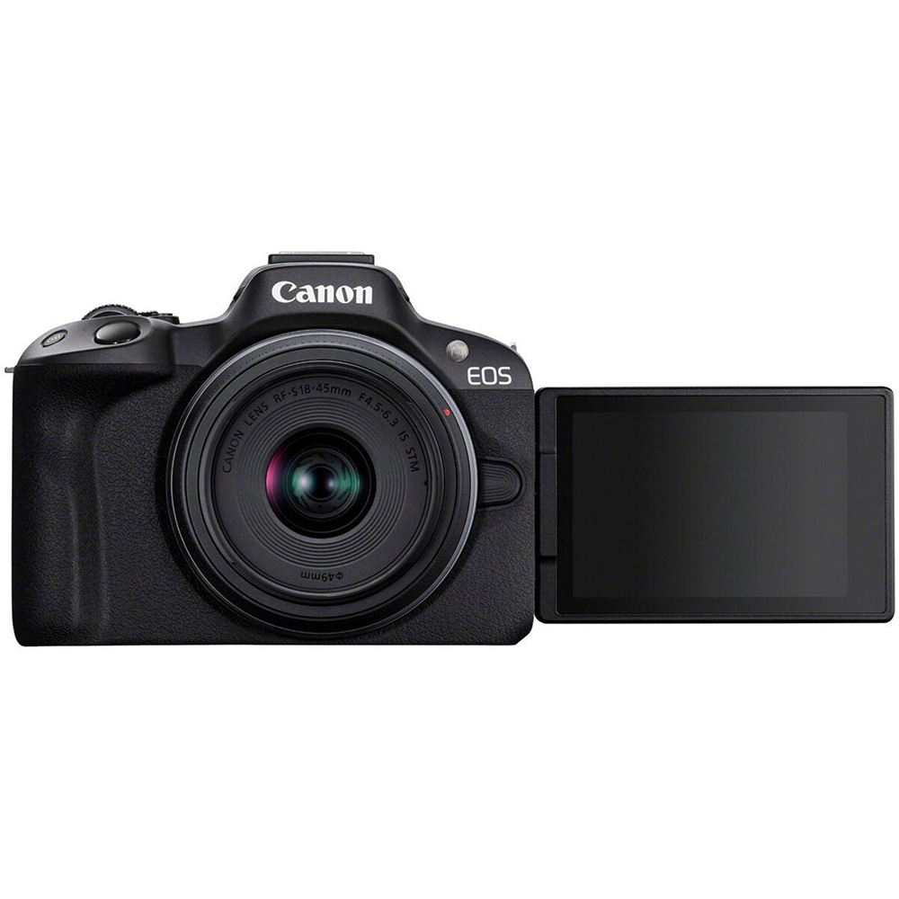 Фотоапарат CANON EOS R50 + RF-S 18-45 IS STM Black Creator Kit (5811C036) Видошукач цифровий