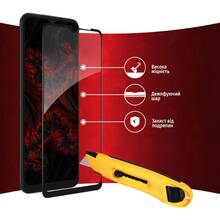 Защитное стекло Intaleo Full Glue для Samsung Galaxy A03 Black (1283126521638)