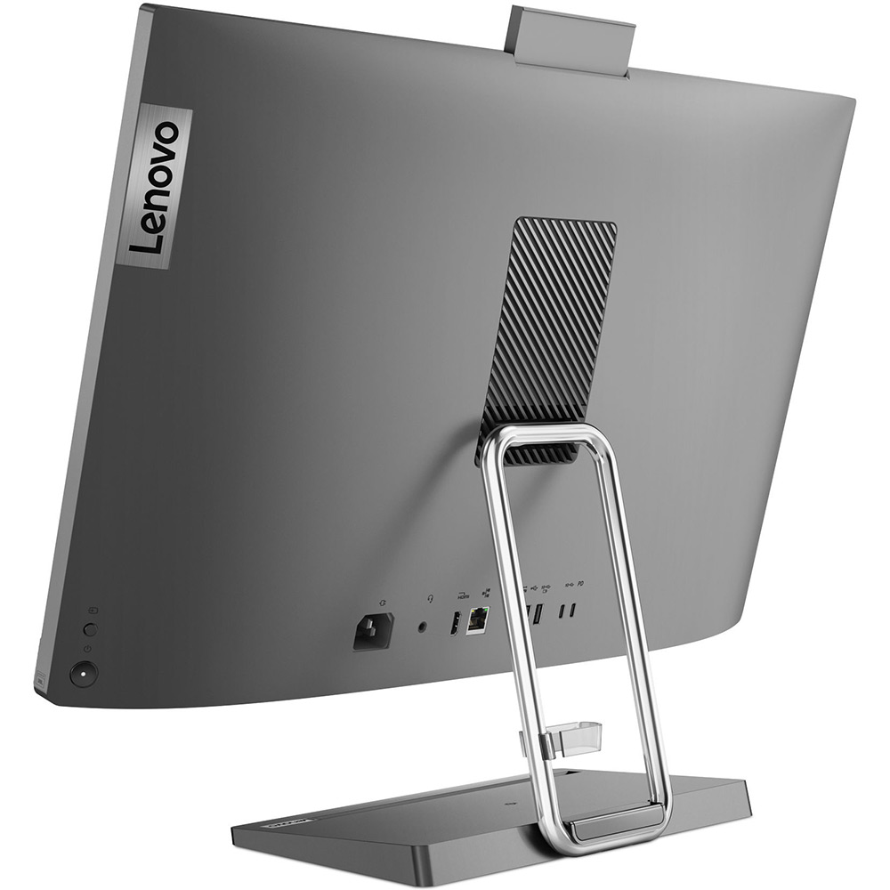 Зовнішній вигляд Моноблок LENOVO IdeaCentre AIO 5 27IAH7 Stormy Gray (F0GQ009EUA)