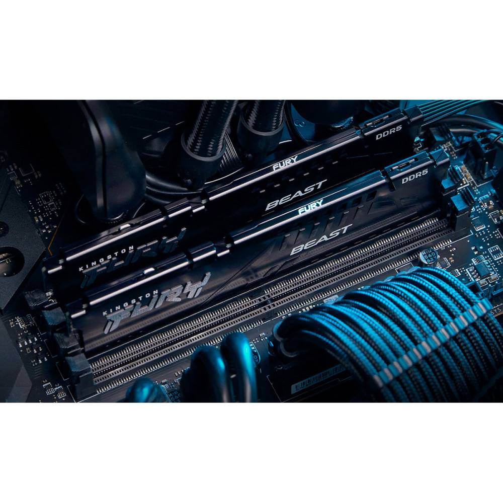 Набір KINGSTON 64GB DDR5 5200MHz Black (KF552C36BBEK2-64) Робоча частота 5200 МГц