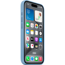 Чехол APPLE для iPhone 15 Pro Silicone Case with MagSafe Winter Blue (MT1L3ZM/A)