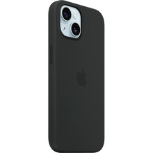 Чехол APPLE для iPhone 15 Silicone Case with MagSafe Black (MT0J3ZM/A)