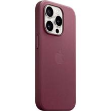 Чохол APPLE для iPhone 15 Pro FineWoven Case with MagSafe Mulberry (MT4L3ZM/A)