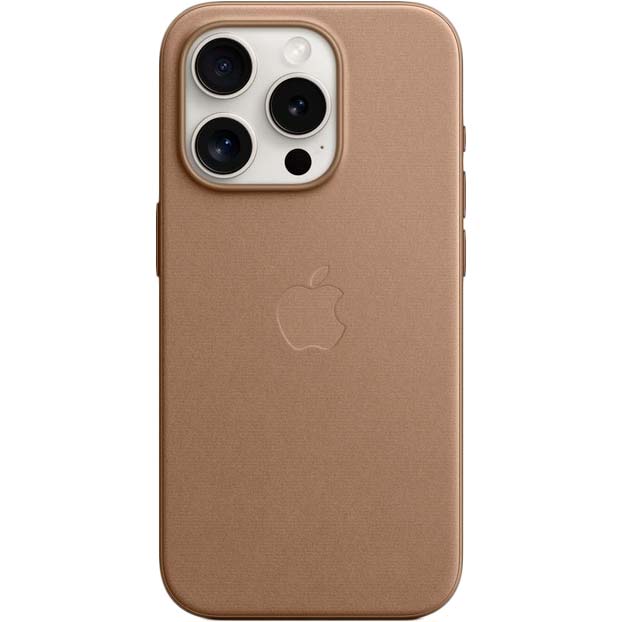 Чохол APPLE для iPhone 15 Pro FineWoven Case with MagSafe Taupe (MT4J3ZM/A) Матеріал тканина