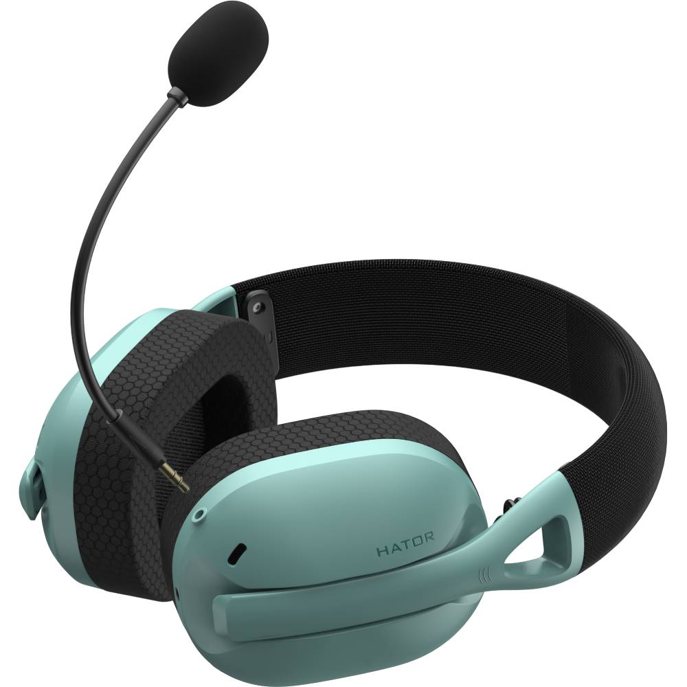 Гарнитура HATOR Hyperpunk 2 USB 7.1 Black/Mint (HTA-848) Особенности регулятор громкости