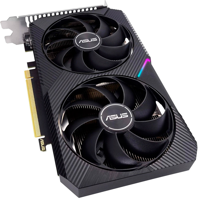 Фото 4 Видеокарта ASUS GeForce RTX 3050 8Gb 128Bit 1852/14000MHz DUAL OC V2 (90YV0GH6-M0NA00)