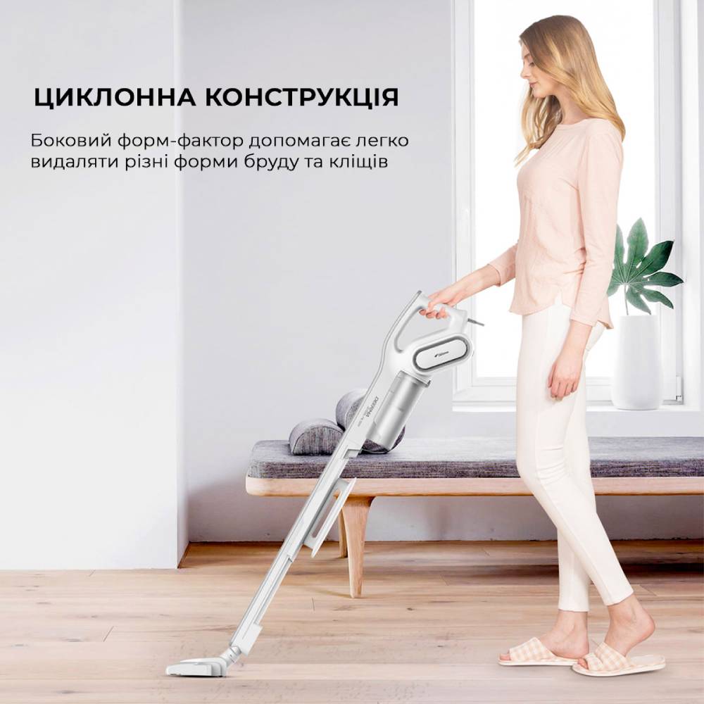 Пылесос DEERMA DX700 Stick Vacuum Cleaner Cord Тип тихий