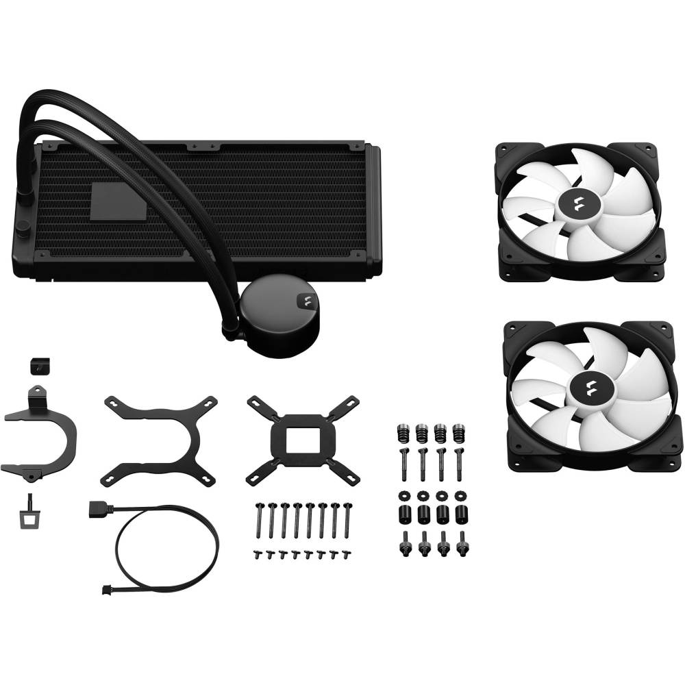 Кулер процессорный FRACTAL DESIGN 2 х 140мм Lumen S28 RGB v2 (FD-W-L1-S2812) Для сокета 1366