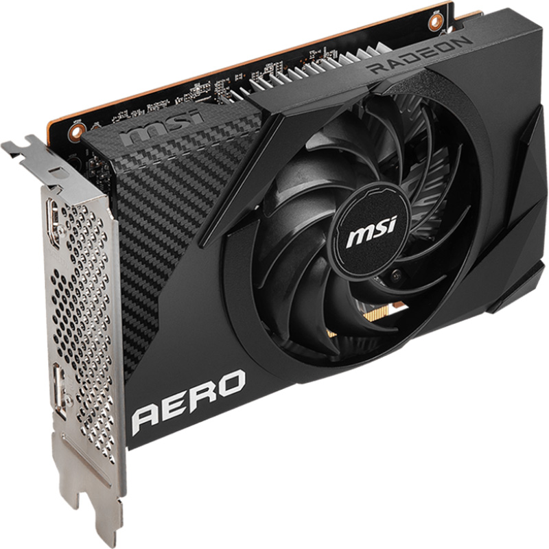 Відеокарта MSI Radeon RX 6400 AERO ITX 4Gb 64bit 2039Mhz (RX6400 AERO ITX 4G) Виробник чіпу AMD