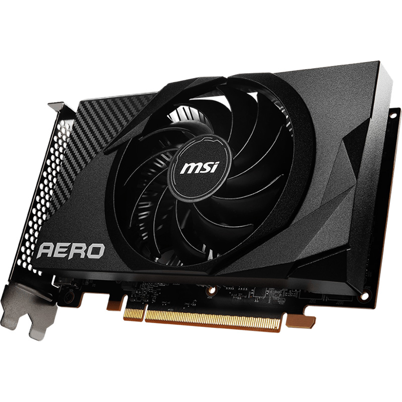 Видеокарта MSI Radeon RX 6400 AERO ITX 4Gb 64bit 2039Mhz (RX6400 AERO ITX 4G) Тип памяти GDDR6