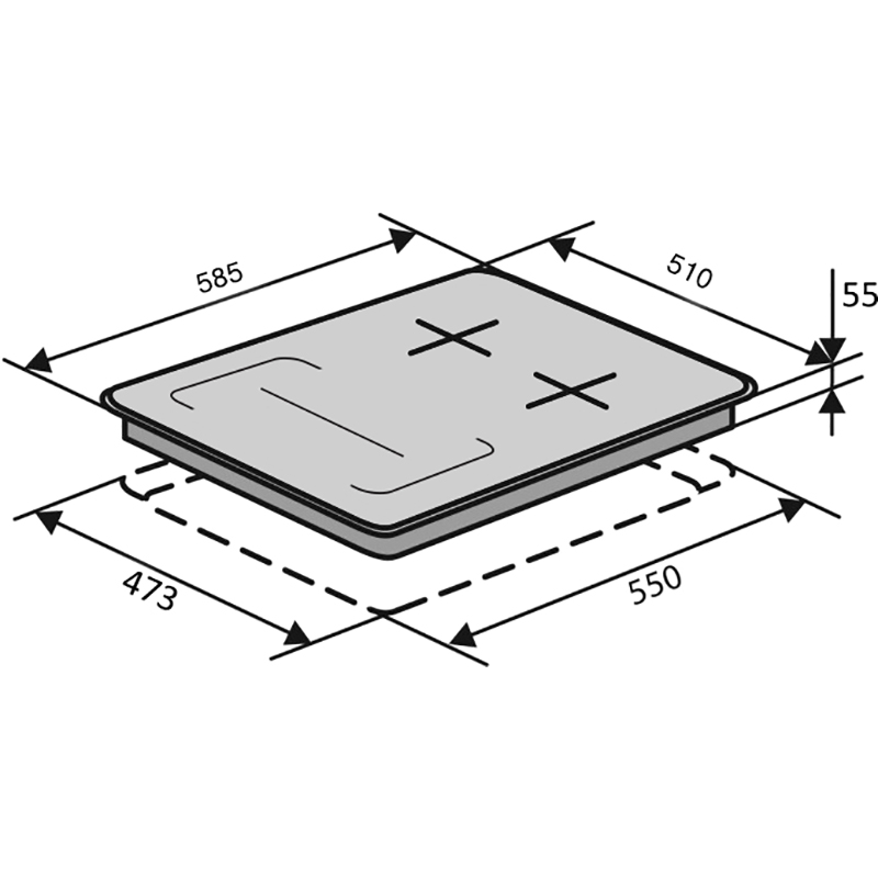 Покупка Варочная поверхность VENTOLUX HG622 B9G CS I (BK)