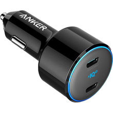 Автомобільний зарядний пристрій ANKER PowerDrive III Duo 30W PD + 20W Power IQ Black (A2725H12)