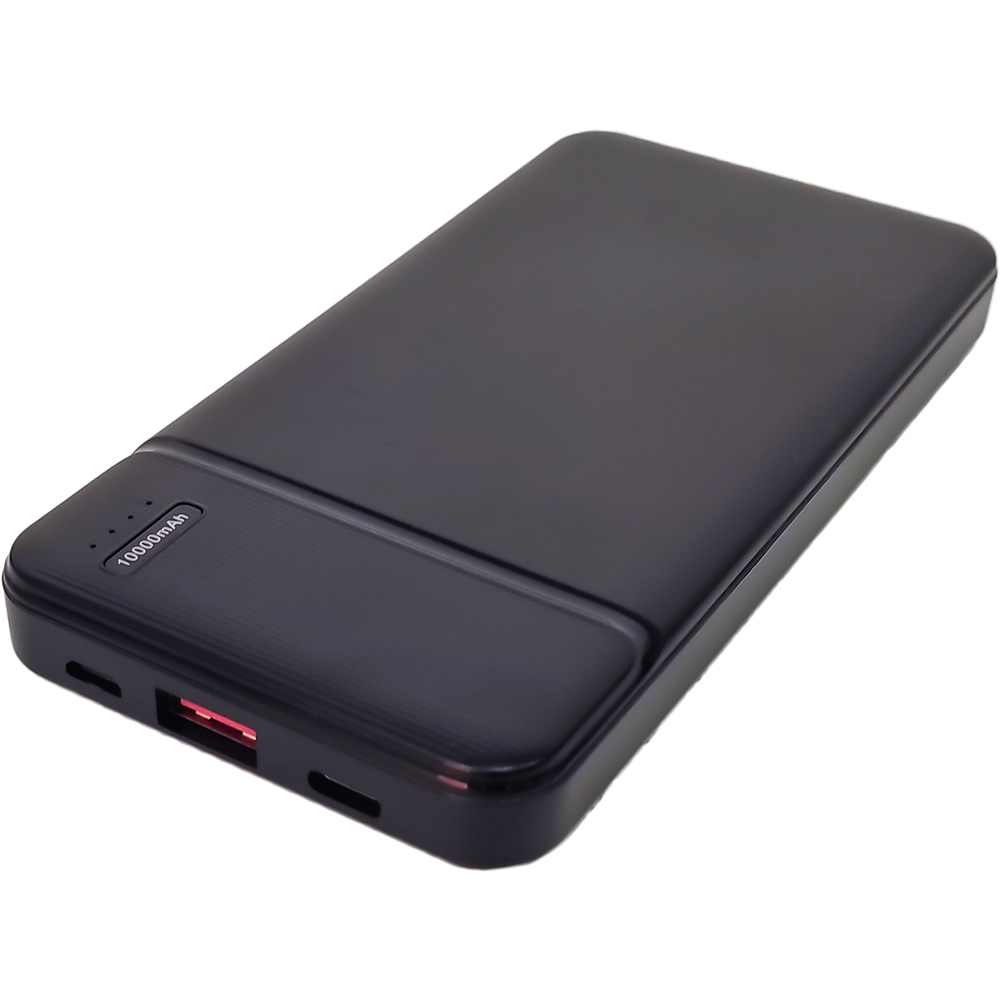 Powerbank BRAVIS 10000mAh PD20W USB-C/Micro/USB Black (PB1085PD200) Ємність 10000