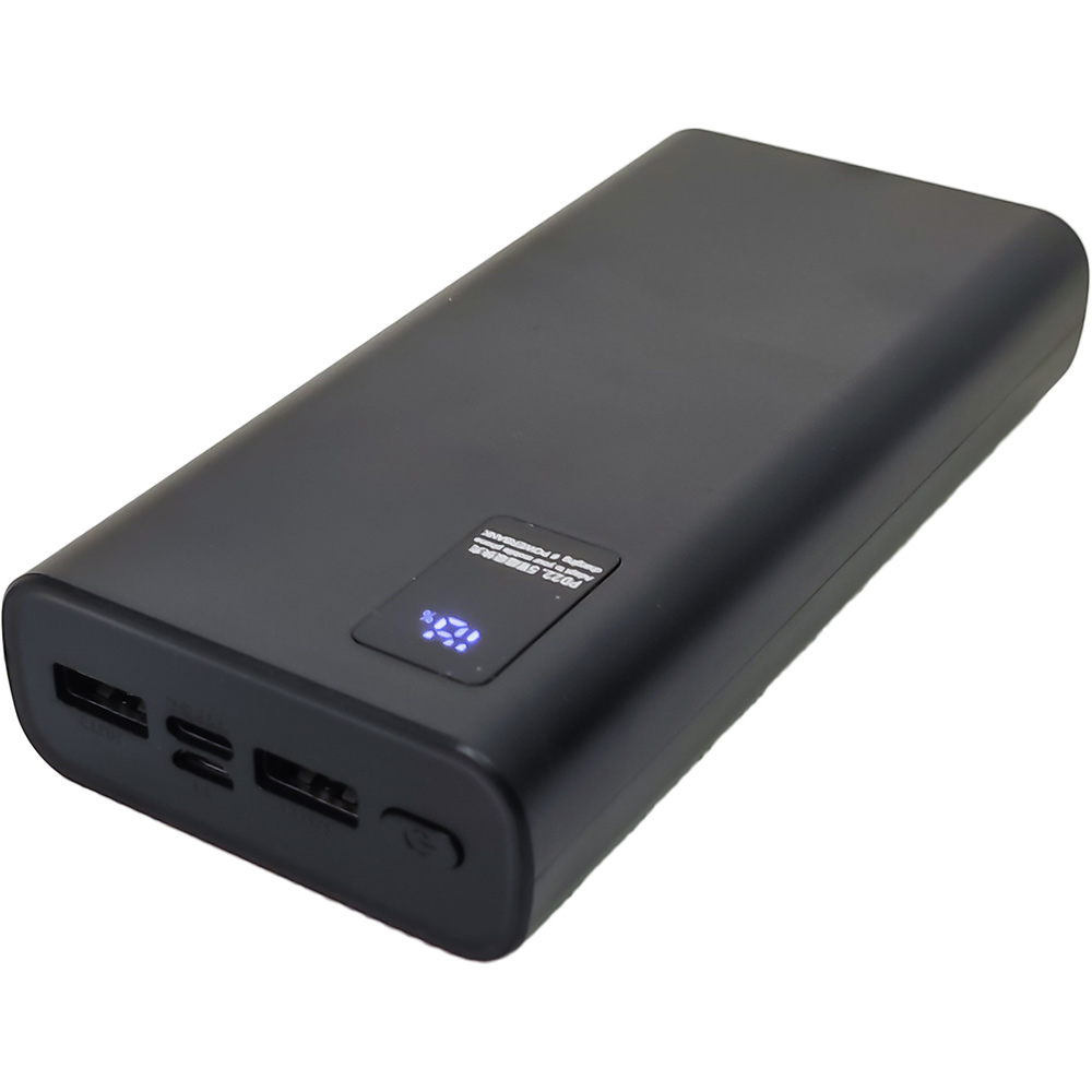 Powerbank BRAVIS 20000mAh PD20W USB-C/Micro/2USB Black (PB2017PD225) Емкость 20000