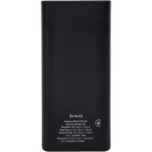 Powerbank BRAVIS 30000mAh PD20W USB-C/Micro/2USB Black (PB3017PD225)