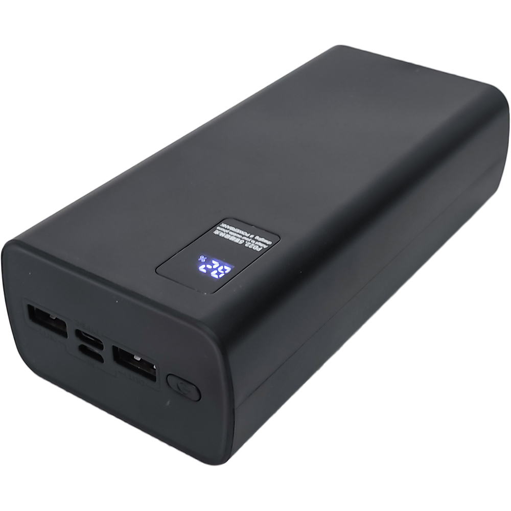 Powerbank BRAVIS 30000mAh PD20W USB-C/Micro/2USB Black (PB3017PD225) Ємність 30000