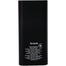 Powerbank BRAVIS 20000mAh PD65W 2USB-C/2USB Black (PB2085PD650)