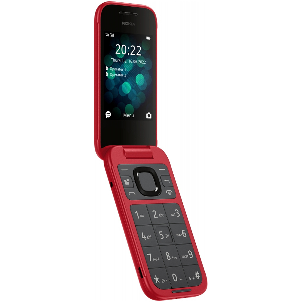 Зовнішній вигляд Мобільний телефон NOKIA 2660 Dual SIM Red (TA-1469)