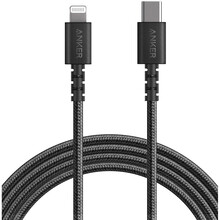 Кабель ANKER Powerline Select+ USB-C to Lightning 1.8м V3 Black (A8618H11)