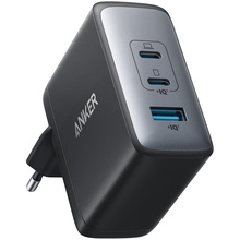 Сетевое зарядное устройство ANKER PowerPort 736 Nano II 100W 2xUSB-C PD & 1xPIQ GaN Black (A2145G11)