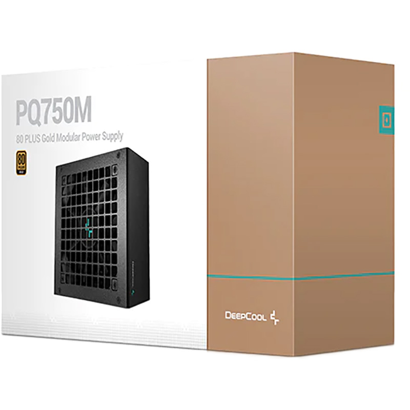 Внешний вид Блок питания DEEPCOOL PQ750M (R-PQ750M-FA0B-EU) 750W