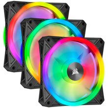 Набір кулерів корпусних CORSAIR iCUE QL120 RGB 3 Fan Pack (CO-9050098-WW)