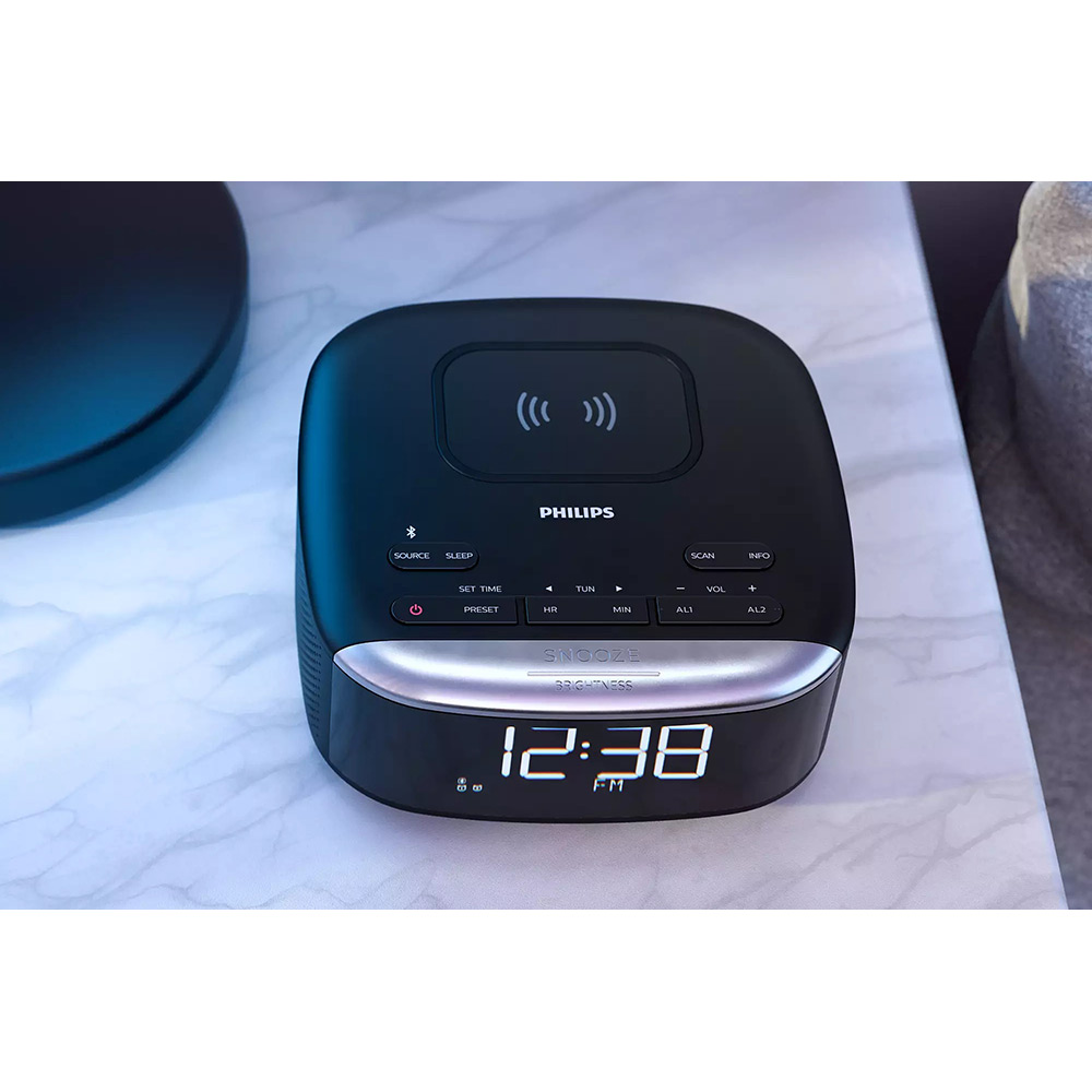 Радиочасы PHILIPS TAR7606/10 Qi Wireless Функция snooze True