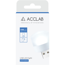 USB-лампа ACCLAB LED AL-LED01 1W 5000K White (1283126552809)