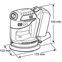 Шліфмашина MAKITA DBO180Z