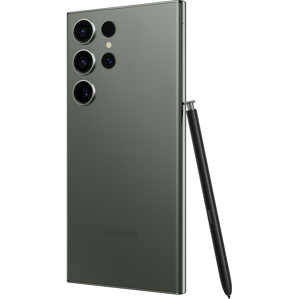 В Україні Смартфон SAMSUNG Galaxy S23 Ultra SM-S918B 12/256Gb Green (SM-S918BZGGSEK)