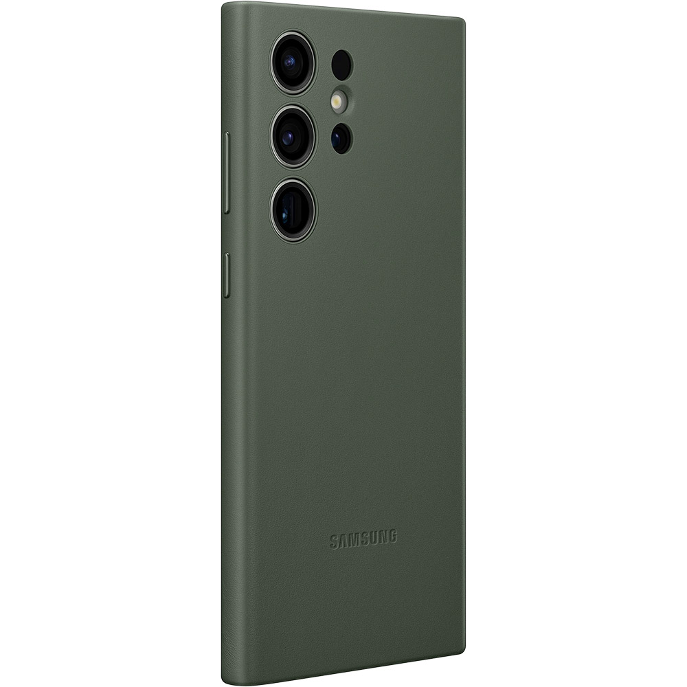 Чохол SAMSUNG Leather Case для Samsung Galaxy S23 Ultra Green (EF-VS918LGEGRU) Тип чохол-накладка