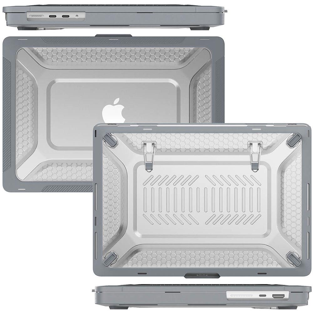 Чехол для ноутбука BECOVER Macbook Air M1 (A1932/A2337) 13.3" Grey (708390) Материал пластик