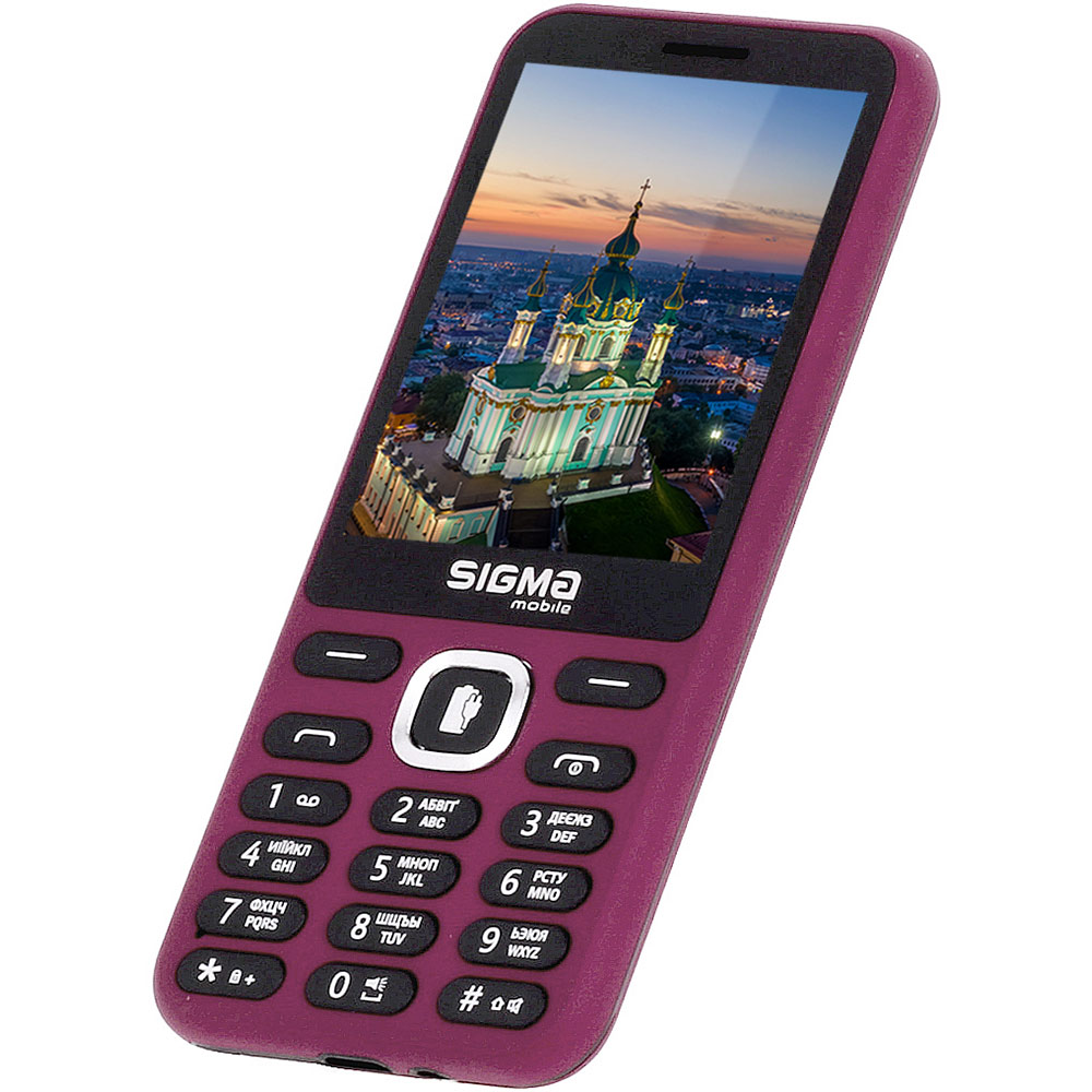 Мобільний телефон SIGMA X-style 31 Power Type-C Purple Акумулятор 3100