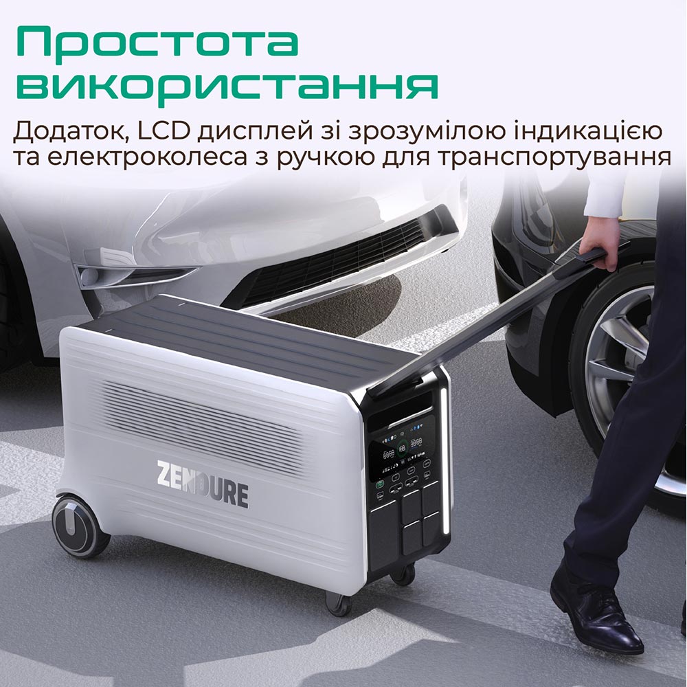 В інтернет магазині Зарядна станція ZENDURE SuperBase V4600 3800W 4608Wh Grey (ZDSBV4600-gy-eu)