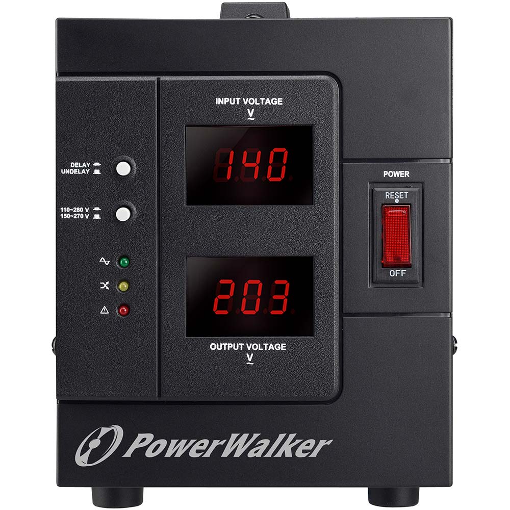 Стабілізатор напруги POWERWALKER AVR 1500/SIV (10120305) Кількість фаз 1