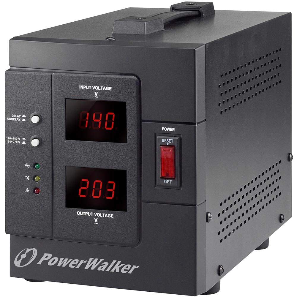 Стабілізатор напруги POWERWALKER AVR 1500/SIV (10120305) Вихідна потужність на фазу при вхідній напрузі 220 В 1500