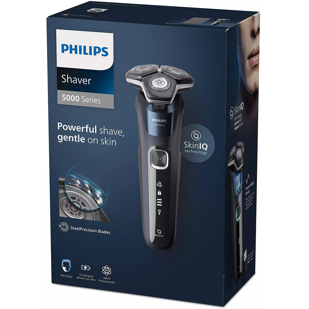 Електробритва PHILIPS S5885/10 Спосіб гоління сухе та вологе