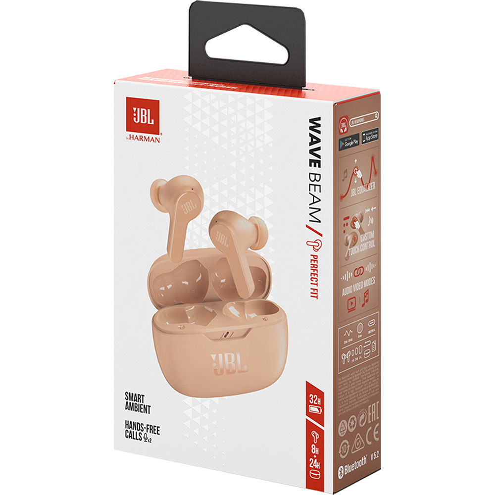 Покупка Гарнитура JBL Wave Beam Beige (JBLWBEAMBEG)