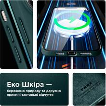 Чехол ARMORSTANDART FAKE Leather Case для Apple iPhone 14 Pro Max Shirt Green (ARM64402)