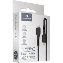 Кабель ARMORSTANDART AR88 Type-C - Lightning 3A 1m Black (ARM65287)