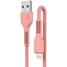 Кабель ARMORSTANDART AR88 USB - Lightning 2.4A 1m Peach (ARM65286)