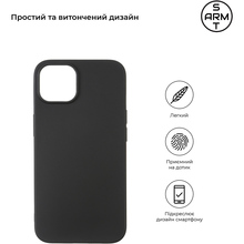 Чохол ARMORSTANDART Matte Slim Fit для Apple iPhone 14 Black (ARM65612)