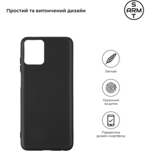 Чехол ARMORSTANDART Matte Slim Fit для Motorola G32 Black (ARM63101)