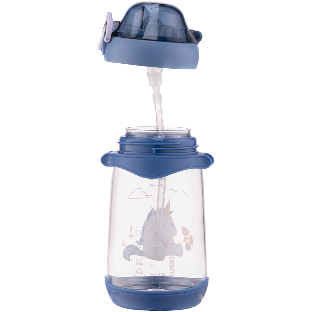Бутылка для воды ARDESTO Unicorn 500 мл Blue (AR2250PU) Материал бутылки пластик