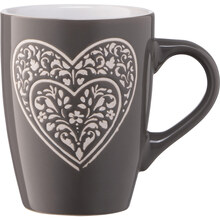 Кухоль ARDESTO Heart 330 мл Dark Gray (AR3467DGR)