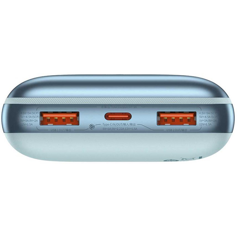 Powerbank BASEUS Bipow Pro Digital Display 20000mAh PD 22.5W Blue (PPBD030003/PPBD2-2022) Торговая марка BASEUS